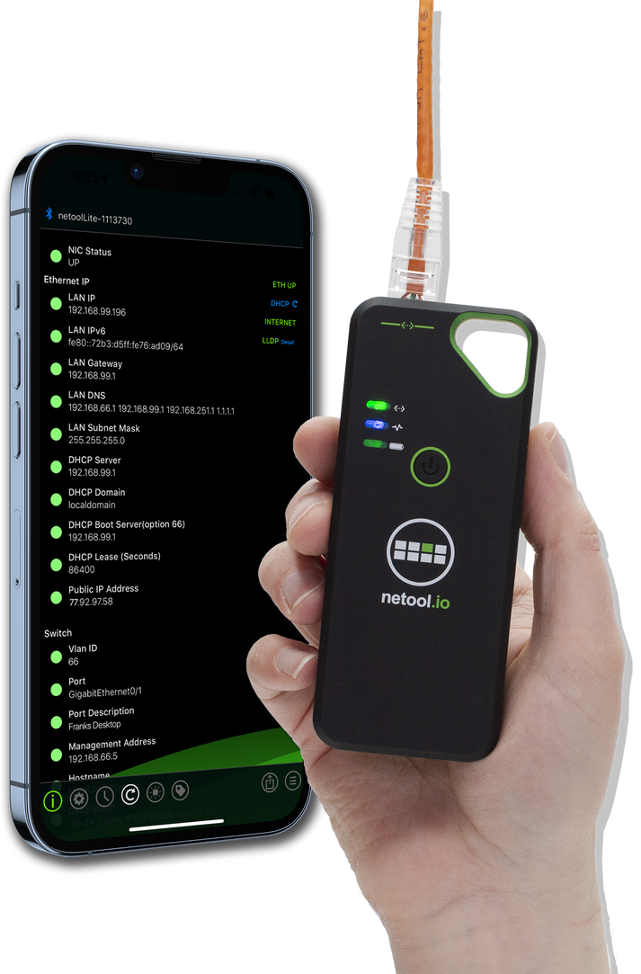 Netool.io Pro - The compact network tester for quick analyses – WLAN ...